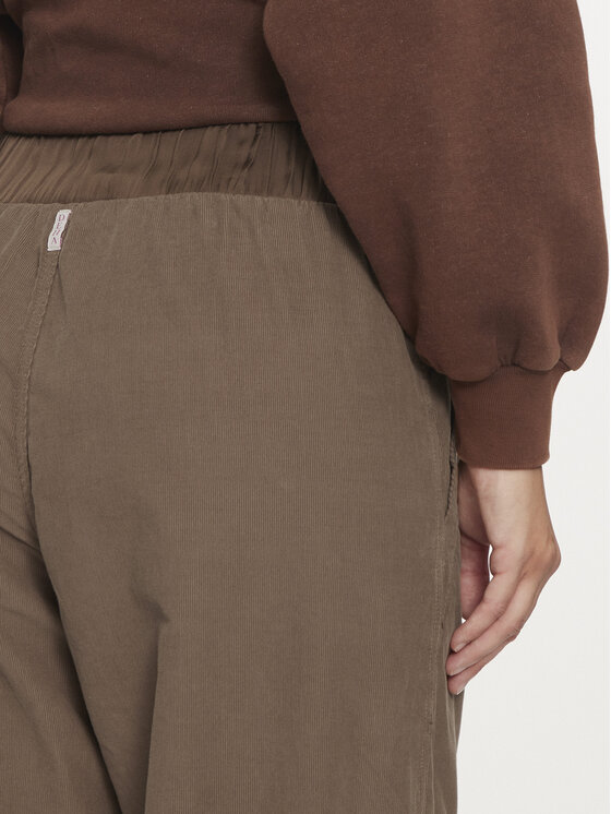 Deha Deha Spodnji del trenirke D12367 Rjava Loose Fit