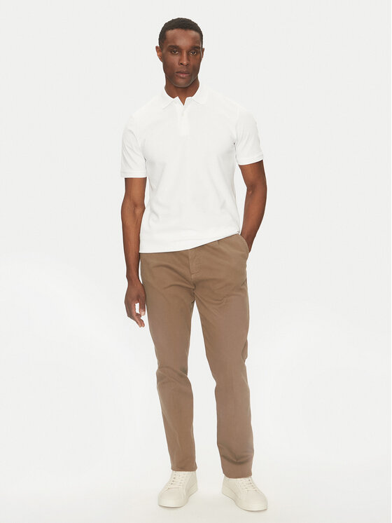 Selected Homme Selected Homme Polo majica 16095851 Bela Slim Fit