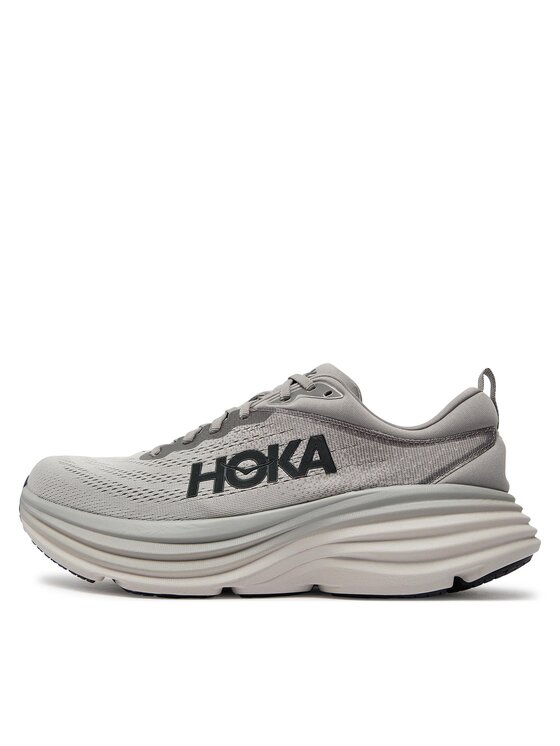 Hoka Hoka Маратонки за бягане Bondi 8 1123202 Сив