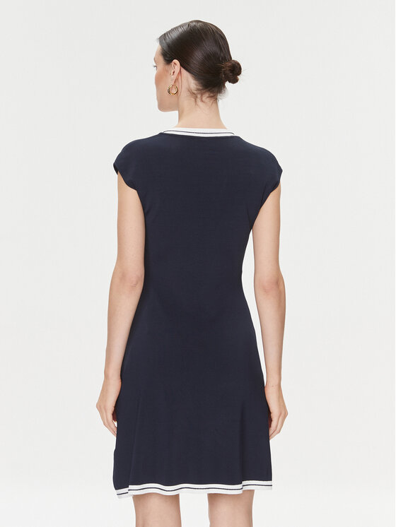 Guess Guess Strickkleid Febe 4RGK08 5790Z Dunkelblau Regular Fit
