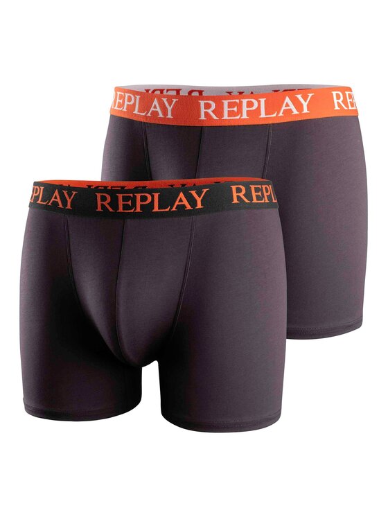 REPLAY REPLAY Bokserki 27402 Pomarańczowy