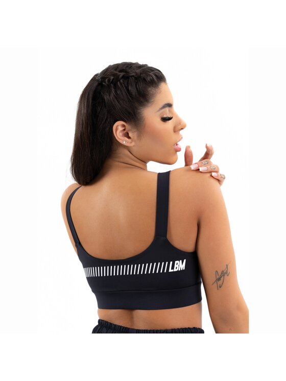 LaBellaMafia LaBellaMafia Top LABELLAMAFIA TOP ESSENTIALS BLACK Czarny Regular Fit