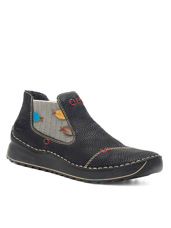 Rieker Rieker Pantofi 51592-00 Negru