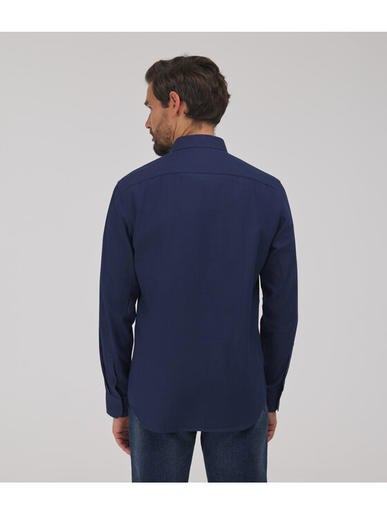 Lee Cooper Lee Cooper Koszula jeansowa VAN Granatowy Regular Fit