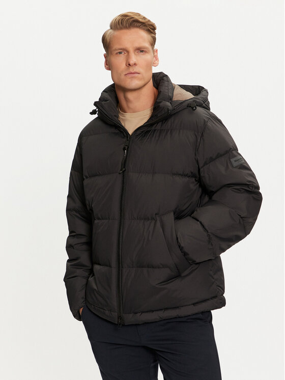 Marc O'Polo Marc O'Polo Vatovaná bunda M29 0960 70266 Černá Regular Fit