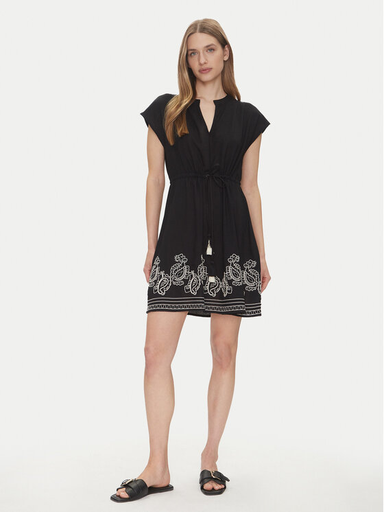 JDY JDY Літня сукня Risso 15347077 Чорний Standard Fit