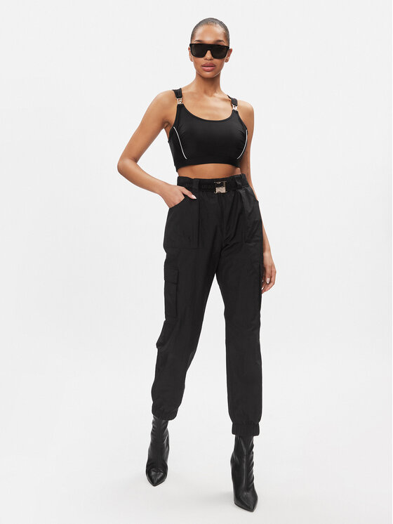 Liu Jo Sport Liu Jo Sport Teplákové nohavice TA4198 T3767 Čierna Regular Fit