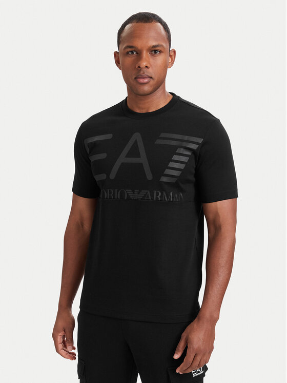 EA7 Emporio Armani EA7 Emporio Armani Футболка 7M002200 AF27188 MC334 Чорний Regular Fit