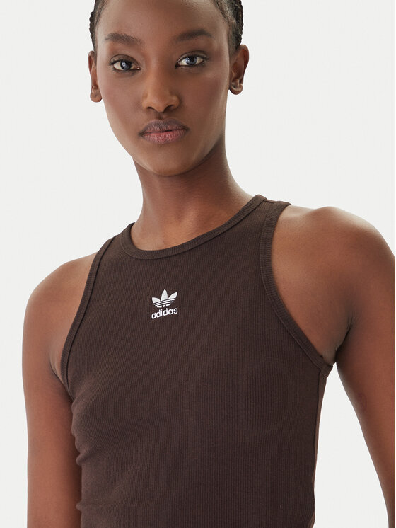 adidas adidas Top Essentials KD3821 Smeđa Slim Fit