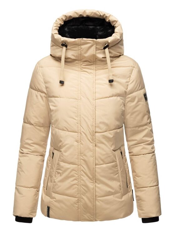 Navahoo Navahoo Kurtka zimowa Sag ja Beżowy Casual Fit