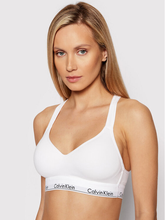 Calvin Klein Underwear Krūšturis-tops 000QF1654E Balts