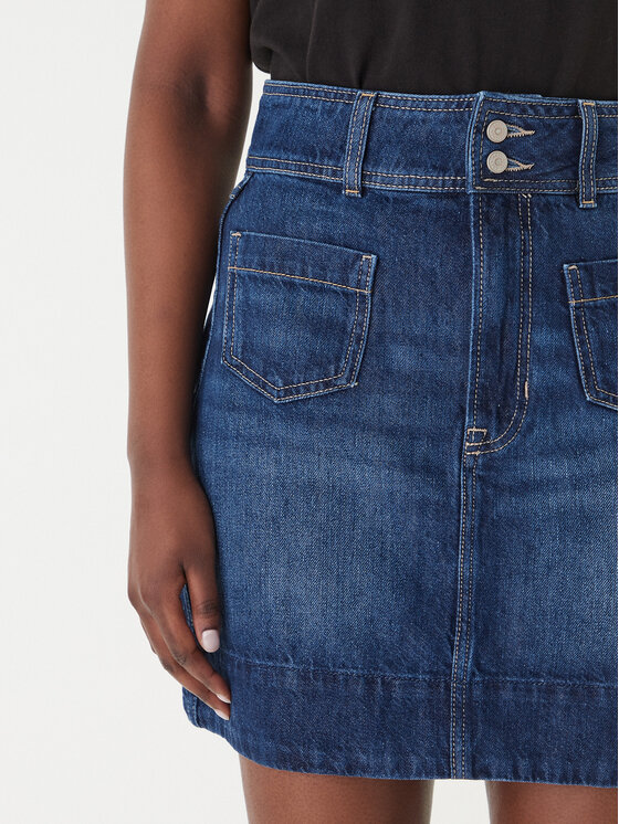 BOSS BOSS Джинсова спідниця 50559404 Голубий Regular Fit