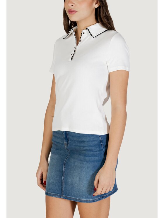 Morgan Morgan Polo majica 261-DLOLI Bela Slim Fit