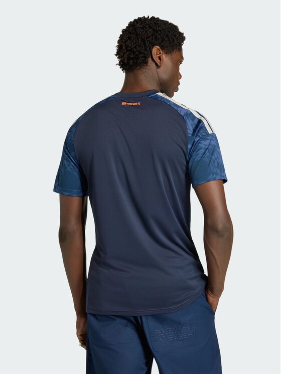 adidas adidas Koszulka techniczna New York City FC Błękitny Slim Fit