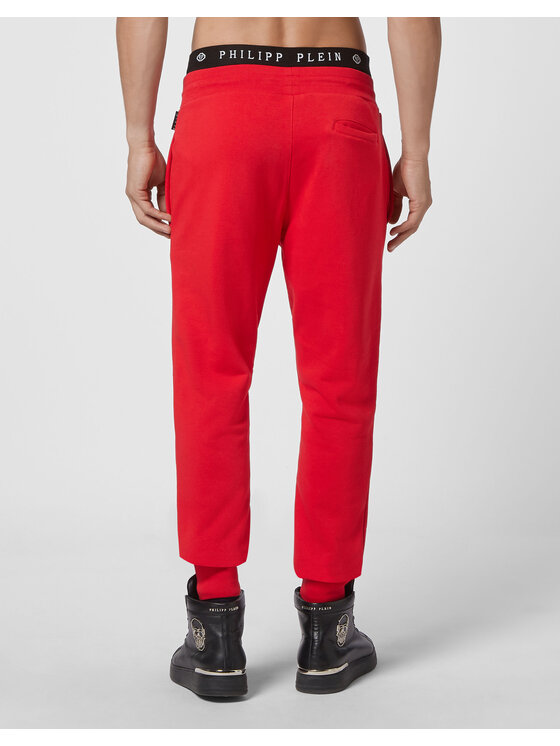 PHILIPP PLEIN PHILIPP PLEIN Spodnie dresowe 7169 Czerwony Jogger Fit