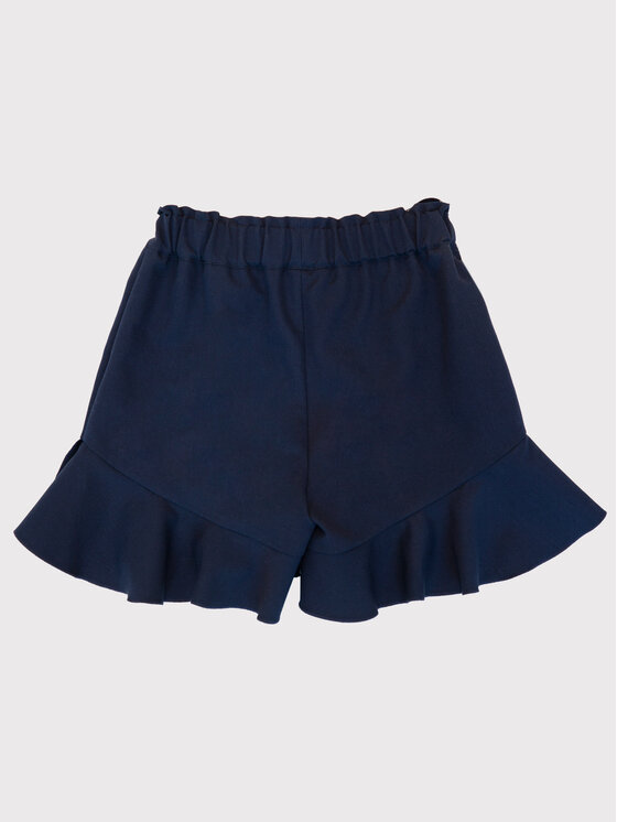 SLY SLY Szorty materiałowe 3S-402B Granatowy Comfortable Fit