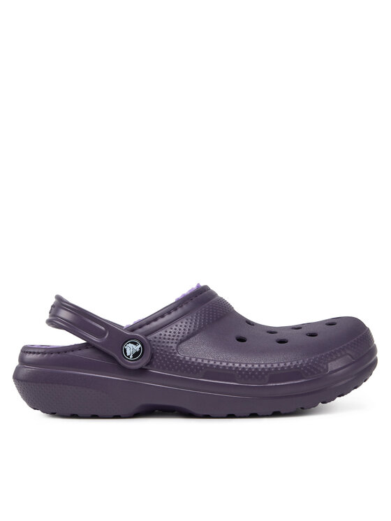 Crocs Pantoletten Classic Lined Clog 203591 Violett, Größe 42_43