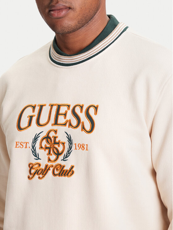 Guess Guess Džemperis M5YQ12 KCXW1 Smėlio Regular Fit