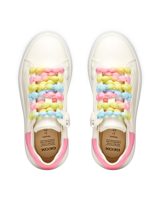 Geox Geox Sneakers J Puffypop Girl J55MRA 000BC C0406 S Weiß