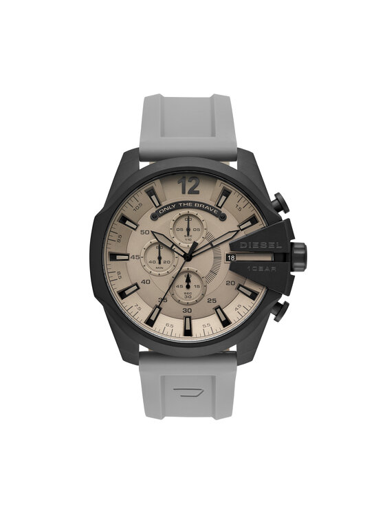 diesel uhr grau