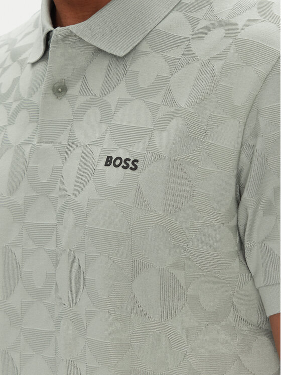 BOSS BOSS Polo Pirax 50538191 Zelena Relaxed Fit