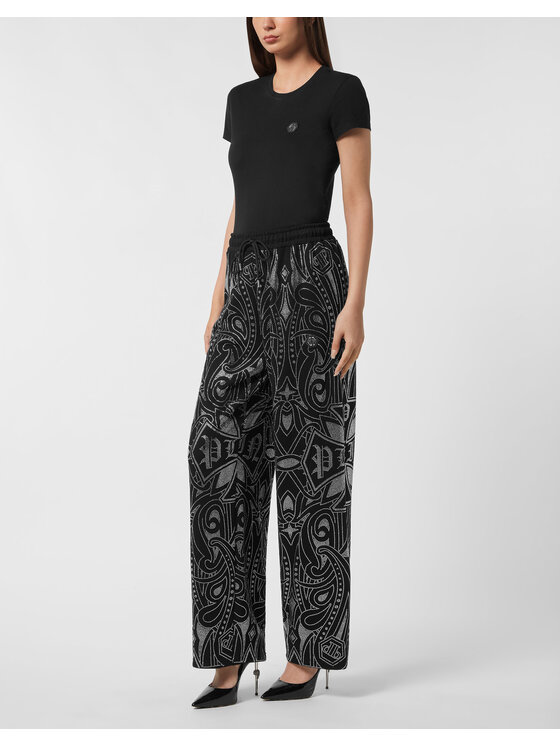 PHILIPP PLEIN PHILIPP PLEIN Spodnie dresowe 26349 Czarny Jogger Fit