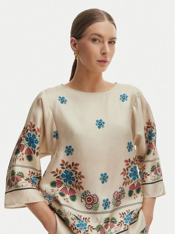 Weekend Max Mara Weekend Max Mara Halenka Samba 2615111062 Écru Loose Fit