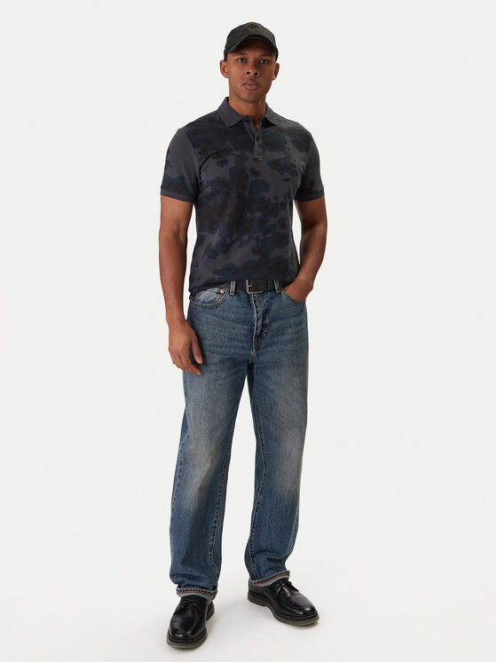 G-Star Raw G-Star Raw Polokošeľa Dunda D27035-C335 Tmavomodrá Slim Fit