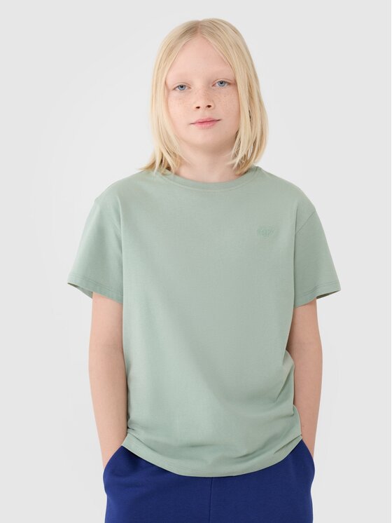 4F 4F T-Shirt 4FJWSS25TTSHM2324-41S Zielony Oversize