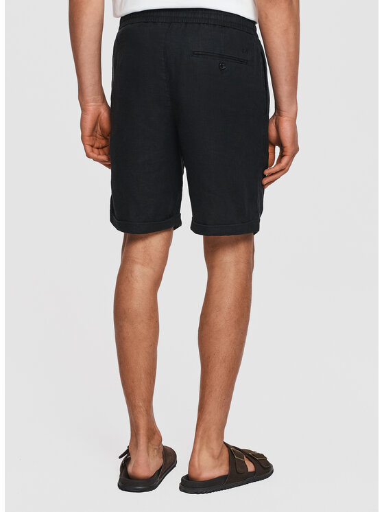 Pako Lorente Pako Lorente Szorty materiałowe P26SF-WS-005 Czarny Classic Fit