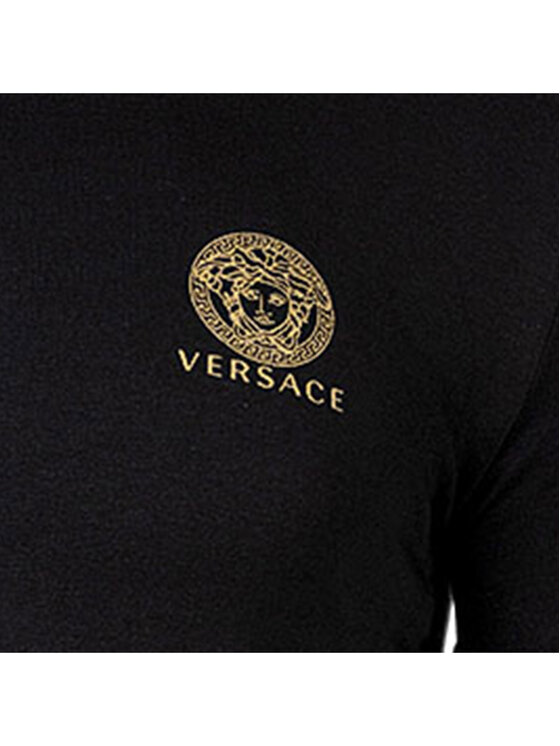 Versace Versace T-Shirt 26512 Czarny Slim Fit