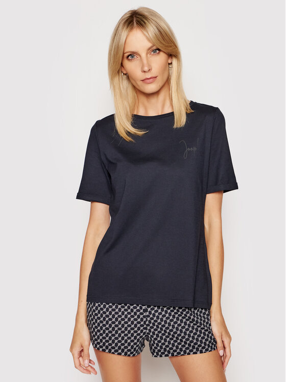 JOOP! JOOP! T-Shirt 642002 Tmavomodrá Relaxed Fit