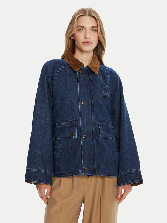 Polo Ralph Lauren Kurtka jeansowa 211971233001 Niebieski Oversize