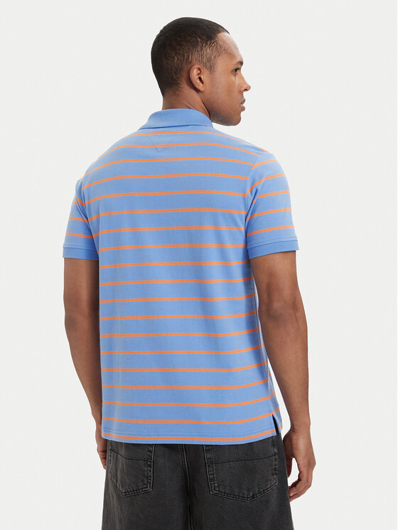Tommy Jeans Tommy Jeans Тениска с яка и копчета DM0DM22708 Син Regular Fit