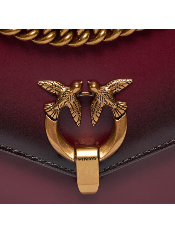 PINKO Pinko Táska Cupido Messenger Classic 101512 A17X Bordó