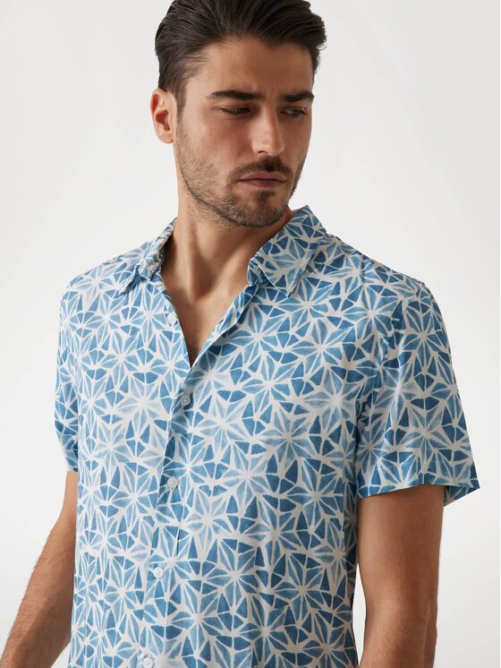 Guess Guess Camicia 174361 Blu Classic Fit