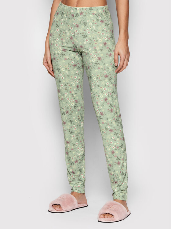 Pantalon De Pyjama Femme United Colors Of Benetton - En Coton à Carreaux, Avec Poches Et Revers