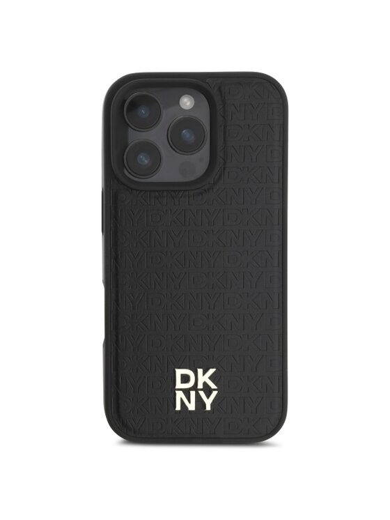 DKNY DKNY Etui na telefon Repeat Pattern Stack Logo Czarny