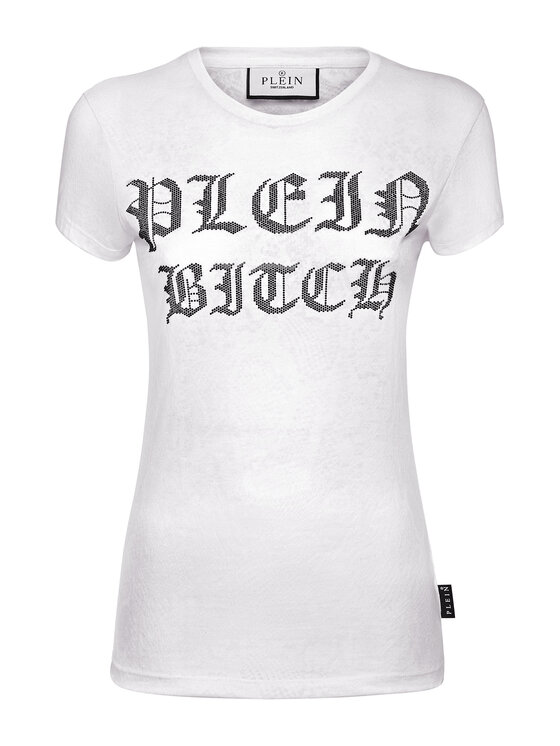 PHILIPP PLEIN PHILIPP PLEIN T-Shirt 2337 Biały Skin Tight Fit
