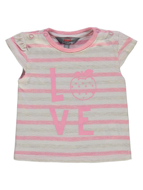 Kanz Kanz T-Shirt 1836691-8188 Różowy Basic Fit