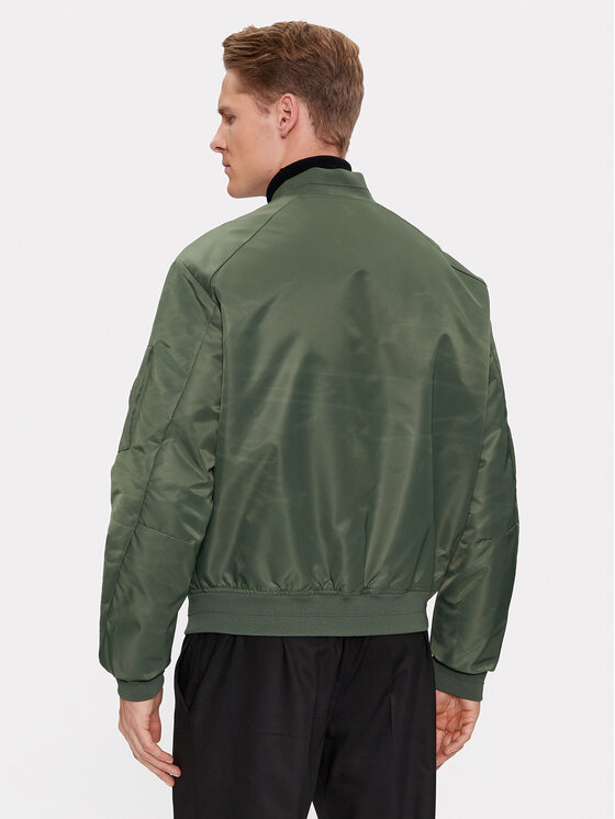 Calvin Klein Calvin Klein Яке бомбър Hero K10K109907 Зелен Regular Fit