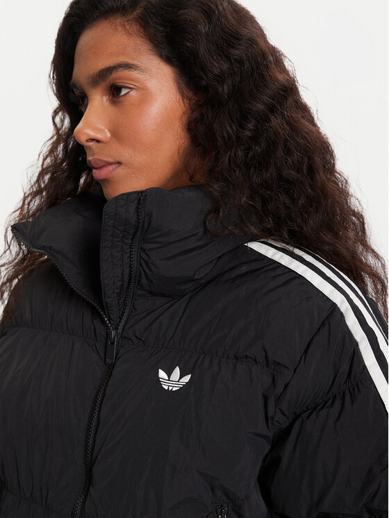 adidas adidas Giubbotto invernale adicolor JX2970 Nero Loose Fit