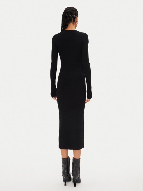 Calvin Klein Calvin Klein Rochie tricotată K20K207491 Negru Slim Fit