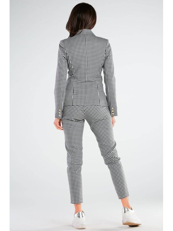 Awama Awama Spodnie damskie A440 Czarny Basic Fit