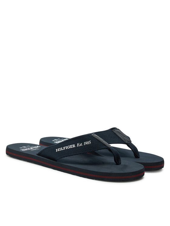 Tommy Hilfiger Tommy Hilfiger Flip flop Hilfiger 85 Beach Sandal FM0FM05339 Bleumarin