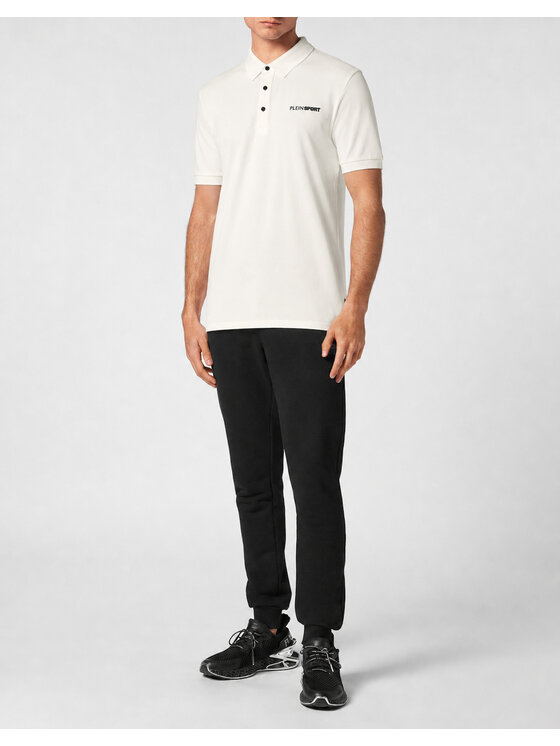 Plein Sport Plein Sport Polokošile 31030 Bílá Slim Fit
