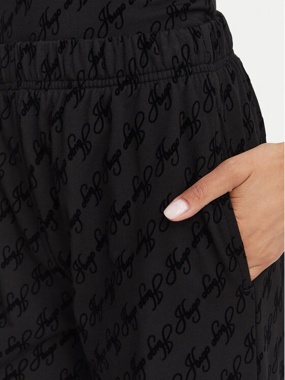 HUGO HUGO Sporta bikses Flokky 50566682 Melns Relaxed Fit