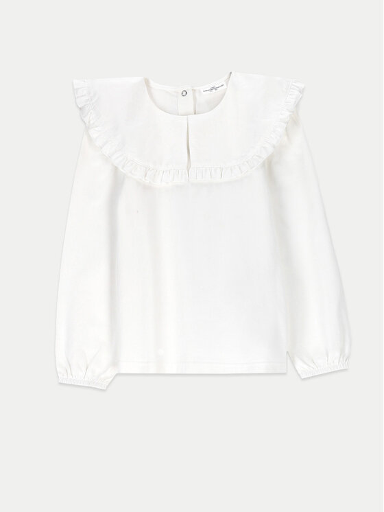 Coccodrillo Coccodrillo Bluse ZC4143105AGK Weiß Regular Fit