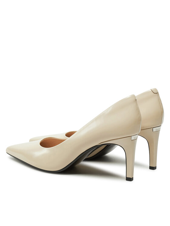 Calvin Klein Calvin Klein Štikle Heel Pump 70 - Brush L HW0HW02446 Bež