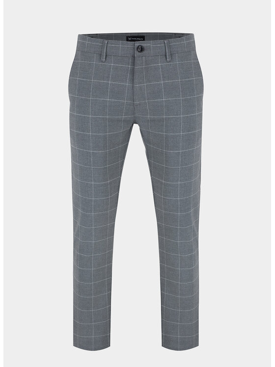 Pako Lorente Pako Lorente Spodnie materiałowe P22SF-WX-019 Szary Classic Fit